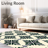 Vintage Snowflake Damask with Traditional Holiday Motifs(Beige)