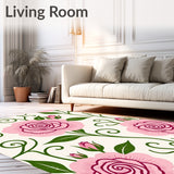 Elegant Blooming Rose Garden Symphony Decorative Accent(Pink)