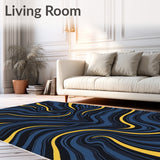 Swirling Oceanic Vortex Artistic(Blue)