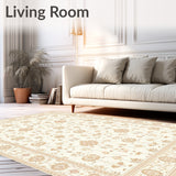 Detailed Geometric Floral(Beige)