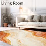 Tuscan Sunset Beige & Sienna Area(Beige)