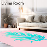 Abstract Feather Plume with Gradient Transitions(Pink)