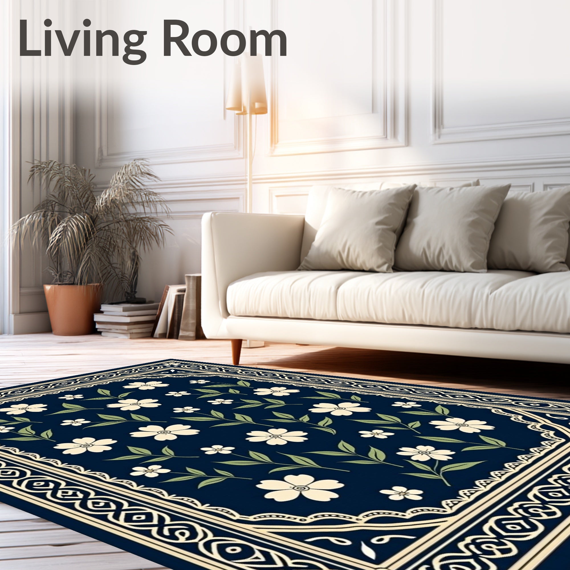 Vintage Botanical Blossom (Blue) - ODIKA