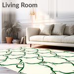 Enchanting Trellis Blossom Intertwined Lattice Arrangement (Green) - ODIKA