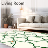 Enchanting Trellis Blossom Intertwined Lattice Arrangement (Green) - ODIKA