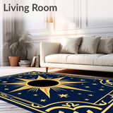 Gothic Celestial Eclipse Ornamental Design(Blue)