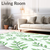 Botanical Leaf Print Decorative with Nature Inspired Artwork(Green)