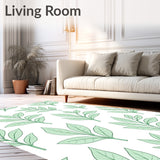 Botanical Leaf Motif Accent with Nature Inspired Design(Green)