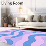 Nordic Mist Abstract Wave(Blue)