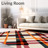 Tartan Inspired October Celebration Welcome Design(Orange)