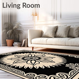 Weathered Starburst with Symmetrical Petal Framework (Black) - ODIKA