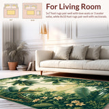 Stylish Vintage Inspired Palm Prints(Green)