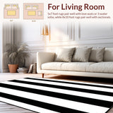 Black White Patterned(Black)