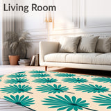 Exotic Plumage Fan Artwork Inspired By Nature (Beige)