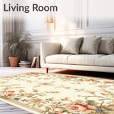 Floral Patterned Ivory Beige(Ivory)