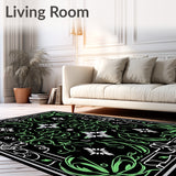 Enchanting Nocturnal Garden Mystical Artistic Jewel (Black)