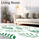 Boho Featuring Intricate Fern Flourishes and Shapes (Green)
