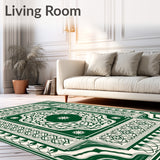 Tile Inspired with Interlocking Hexagonal Motifs(Green)