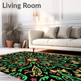 Witchy Botanical with Stylized and Mushroom Accents (Black)