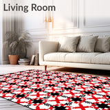 Heritage Gingham Interlocking Lattice Accent(Red)