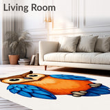 Enchanted Forest Watcher Decorative Nature Inspired Accent(Orange)