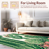 Contemporary Abstract Cactus Imagery(Green)