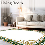 Festive Evergreen Spiral Motif With Ornate Starburst Accents(Green)