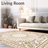 Arabesque Vine Labyrinth(Beige)