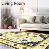 Beige Boho Area with Intricate(Gold)