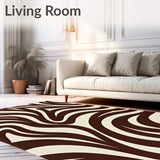 Abstract Wave Flow Contemporary(Brown)