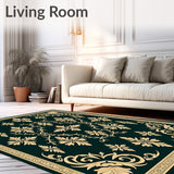 Classical Damask Repeating Flourish with Elegant Scrollwork (Gold) - ODIKA