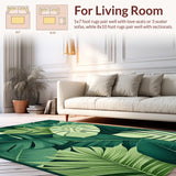 Stylish Fresh Leafy Print(Green)