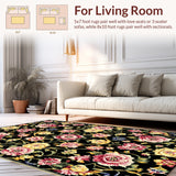 Sophisticated Black and Pink Blossom(Black)