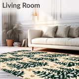 Holiday Evergreen Crystalline Half Round Entrance(Beige)