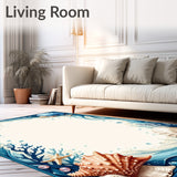 Ocean Breeze Decorative with Seashell for Beach Inspired(Blue)