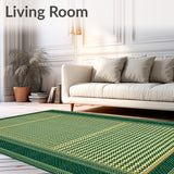 Indoor Tribal Deep Green and Gold(Green)