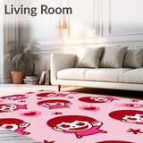 Kawaii Playful Nursery Cartoon Character Cute Fun Kids(Pink)