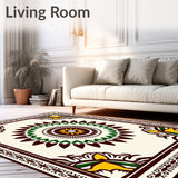 Boho Motif Machine with Accent(Brown)