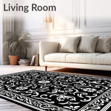 Casbah Scrollwork with Baroque Interlocking Details (Black)