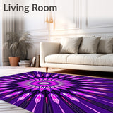 Kaleidoscope Starburst Radial Design(Purple)