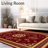 Burst Tapestry with Intricate Medallion Motifs(Red)