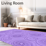 Enchanted Spiral Bloom Artistic Accent(Purple)