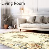Abstract Modern Beige and Ivory(Beige)