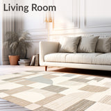 Kitchen Runner Abstract Beige(Beige)
