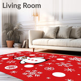 Jolly Snowman Celebration Winter Holiday Decorative Accent(Red)