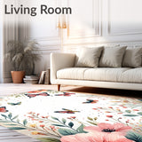 Boho Watercolor Butterfly for Girls Nursery(White)