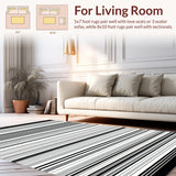 Elegant Modern Geometric Lines(Black)