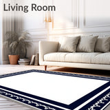 Elegant Border Pathway Collection With Symmetrical Interlocking Design (Blue)