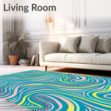 Boho Revival Showcasing Wavy Inspired (Blue)