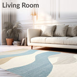 Coastal Breeze Woven Area Beach Inspired Design(Beige)